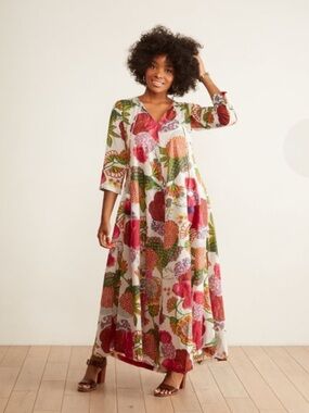 Guadalupe Decorative tassel Floral Dress